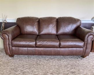 Leather sofa