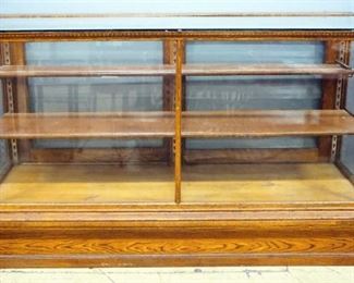 Antique Movie Theater Style Concessions Display Cabinet With Sliding Rear Doors, 42" High x 72" Wide x 26" Deep