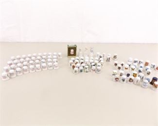 Large Collection of Porcelain Thimbles