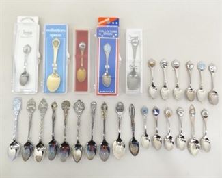 Lot of Collectible Souvenir Spoons