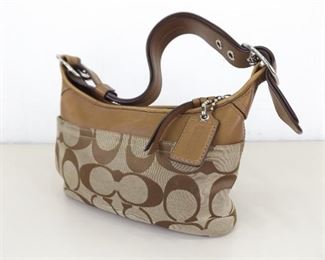 Authentic COACH Signature East West Shoulder Bag