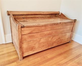 19th c. Large blanket chest 