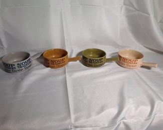 Vintage Soup Bowl Set Never Before Used
