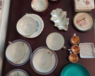 Assorted Teacups and Stangl Pieces
