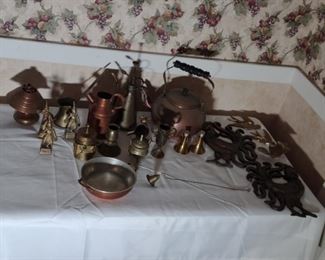Metal, Copper, Pewter Items of Days Gone By