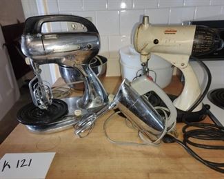 Kitchen Mixers from Time Gone By
