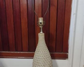 Textured Pottery Table Lamp