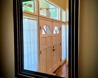 Modern Black & Gold beveled glass Mirror. $149. #9