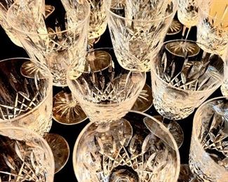 25 Waterford Crystal Stems.$195  #12