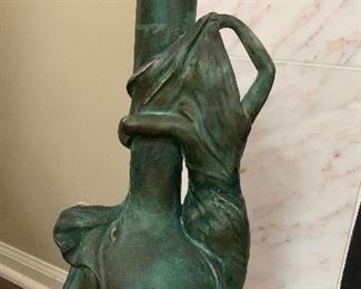 Vtg. Delphin Massier vase