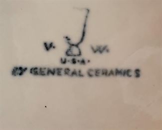 V. W. Vally Wiesethier by General Ceramics 