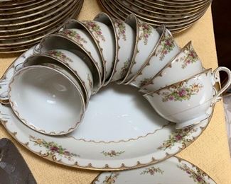 Meito China - Ivory - 5pc setting for 12   - made in Occupied Japan 
