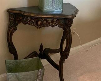 Carved, beautiful half table