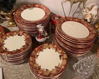 Crate & Barrel Christmas dishes