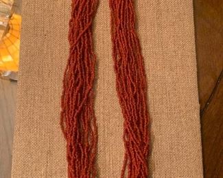 Multi strand Seed bead necklace