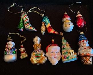 Dept 56 Christmas ornaments