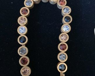 Patricia Locke bracelet w/ Swarovski crystals 