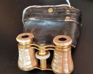 Antique Mother of pearl opera glasses