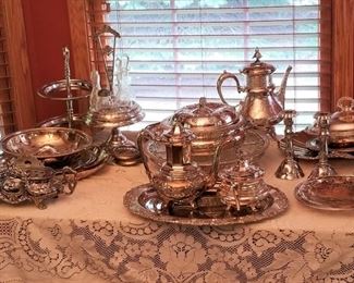 Silver Plate, Many are antiques