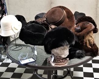Nice selection of fur hats