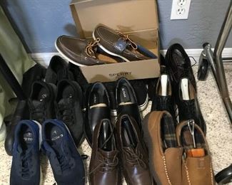 Men's shoes size 7.5, $3 and up