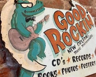 Good Rockin' Store Handpainted Sign