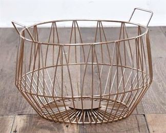 Contemporary Metal Wire Basket