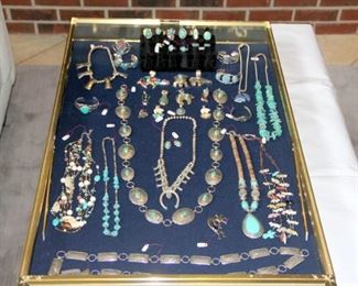 Nice Selection of Native American Southwest Jewelry Most Pieces Artist Signed