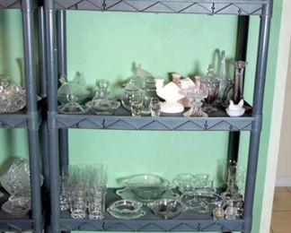 Candlewick, Fenton, Large Selection of Glassware