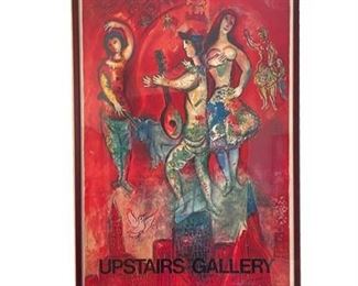 Lot 012
"Carmen" by Marc Chagall 1966 Upstairs Gallery.    https://www.bidrustbelt.com/Event/LotDetails/120440721/Carmen-by-Marc-Chagall-1966-Upstairs-Gallery