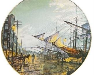 Lot 061
John Stobari, Signed Royal Doulton "Sailing With The Tide" Collector Plate.     https://www.bidrustbelt.com/Event/LotDetails/119881288/John-Stobari-Signed-Royal-Doulton-Sailing-With-The-Tide-Collector-Plate