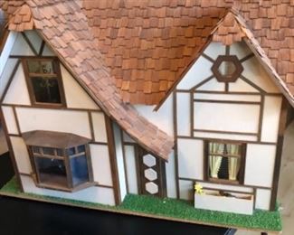 Vintage Hand Crafted Doll House