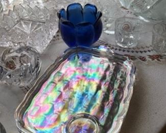 Iridescent Snack Trays 