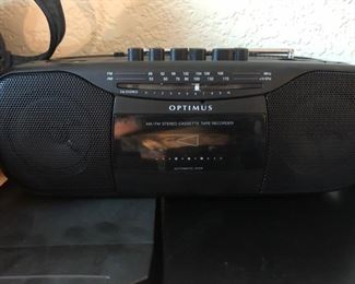 Optimus AM/FM Stereo & Tape Recorder 