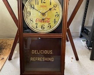Coca cola clock