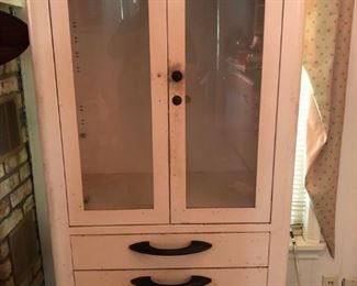Vintage Medical Metal Cabinet
