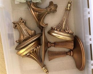 Gold Sconces