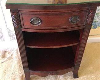Mahogany  One Drawer End Table