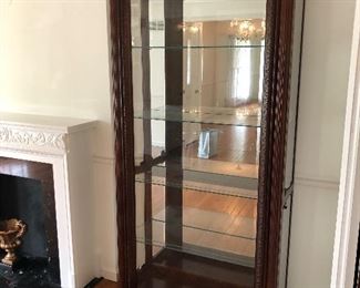 Mahogany Display Cabinet