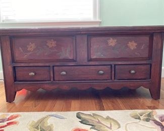 Two sided coffee table or chest with storage - 22.5"x 48"x 22"