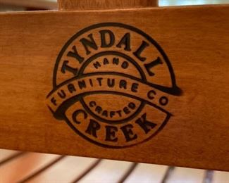 Tyndall Creek Furniture Co. rocker - 44"x 25"x 19.5"