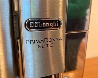 DeLonghi PrimaDonna Elite Italian espresso machine