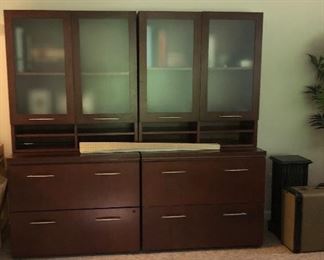 Filing cabinets with office desk 250