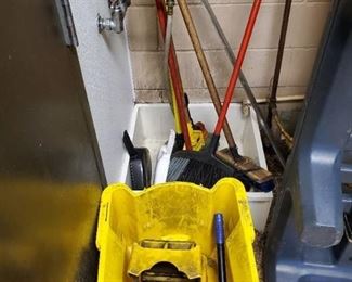Mop Bucket, Mops, Brooms, Dust Pans