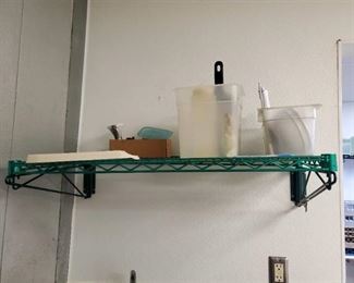 3ft Green Wall Shelf