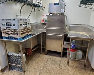 Auto-Chlor Dishwasher With Tables