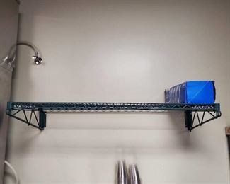 4ft Green Wall Shelf