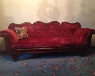 Victorian sofa, excellent condition~beautiful antique!

**other # for info about this piece 417 459-1674