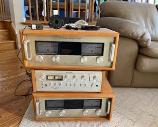 Vintage Sony Stereo Equipment