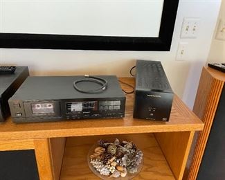 Luxman HX Pro Cassette Player, Marantz Mono Amplifer